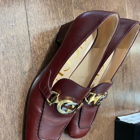 GUCCI burgundy women heel mules - Picture 2 of 7